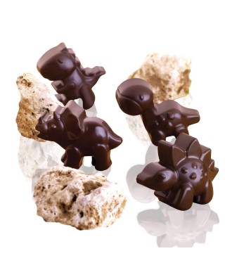 SILIKOMART EASY CHOC DINO  STAMPO IN SILIONE
