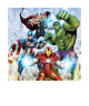 COORDINATO AVENGERS  PIATTI,BICCHIERI, TOVAGLIOLI E TOVAGLIA