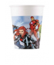 COORDINATO AVENGERS  PIATTI,BICCHIERI, TOVAGLIOLI E TOVAGLIA