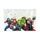 COORDINATO AVENGERS  PIATTI,BICCHIERI, TOVAGLIOLI E TOVAGLIA