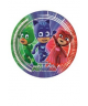 COORDINATO PJMASKS PIATTI,BICCHIERI, TOVAGLIOLI E TOVAGLIA