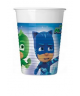 COORDINATO PJMASKS PIATTI,BICCHIERI, TOVAGLIOLI E TOVAGLIA