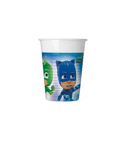 COORDINATO PJMASKS PIATTI,BICCHIERI, TOVAGLIOLI E TOVAGLIA