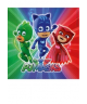 COORDINATO PJMASKS PIATTI,BICCHIERI, TOVAGLIOLI E TOVAGLIA