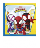 COORDINATO SPIDEY PIATTI,BICCHIERI, TOVAGLIOLI E TOVAGLIA