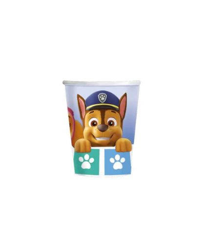 COORDINATO PAW2 PATROL PIATTI,BICCHIERI, TOVAGLIOLI E TOVAGLIA