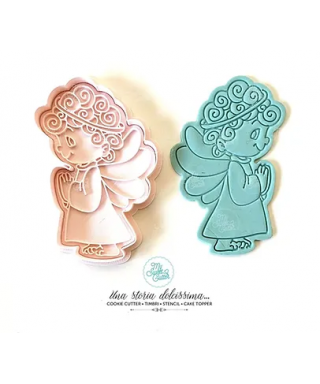 My Smeet Cutter Comunione Formine Biscotti Angelo In Preghiera Cookie Cutter 11cm