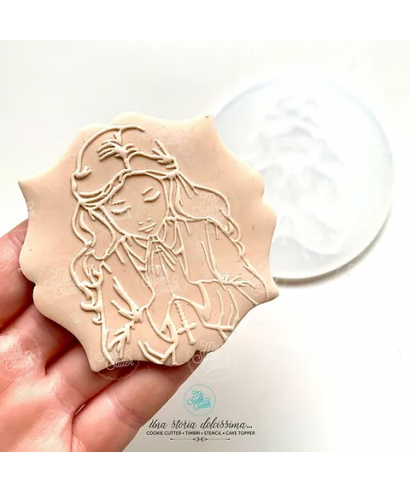 My Smeet Cutter La Mia Comunione Stampo Rilievo Formine Biscotti Cookie Cutter 7x7,5cm