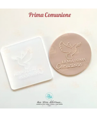 My Smeet Cutter Comunione Cresima Bimbo  In Preghiera Formine Biscotti Cookie Cutter D8,5cm