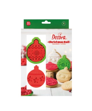 SET TAGLIAPASTA E MARCATORI PALLINE NATALIZIE