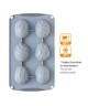 Stampo in silicone uova pasqua 6 cavità