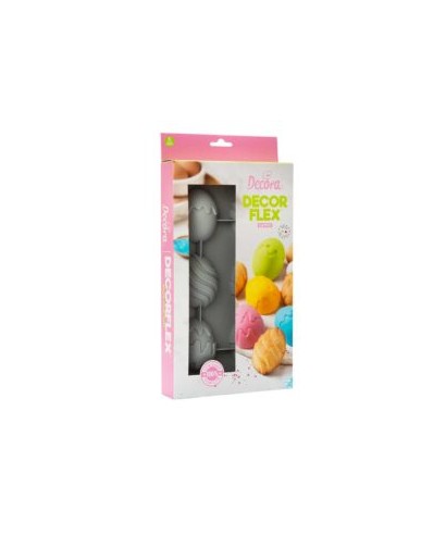 Stampo in silicone uova pasqua 6 cavità