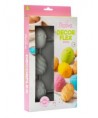 Decora stampo in silicone uova pasqua 6 cavità.