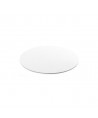 Cakeboard sottili bianchi rotondi Spessore 0,3 cm. Decora