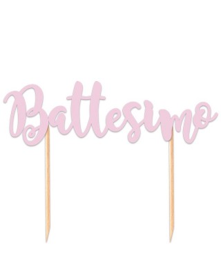 cake topper battesimo