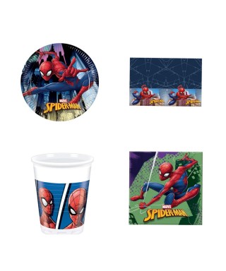 8 PZ PIATTO SPIDERMAN 20 CM