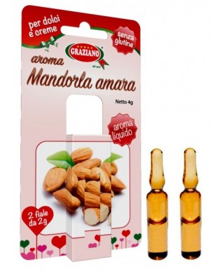 AROMA MANDORLA AMARA  2 FIALE DA 2 GR.