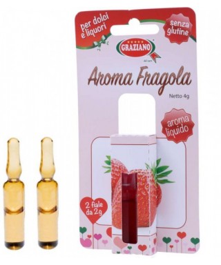 AROMA FRAGOLA  2 FIALE DA 2 GR.