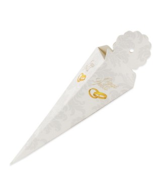 25 SCATOLINE CONO QUADRATO SPOSI CLASSIC