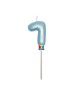 Candelina Balloon Rosa Perla 13 cm Numero