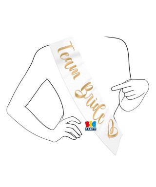 Fascia Premio Metallizzata 168 x 10 cm Team Bride