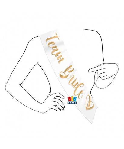 Fascia Premio Metallizzata 168 x 10 cm Team Bride