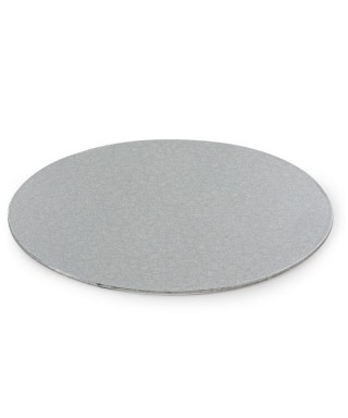 Sotto torta sottili silver rotondi Spessore 0,3 cm. Decora