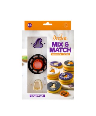 Tagliapasta Halloween occhio di bue set 4 pz.