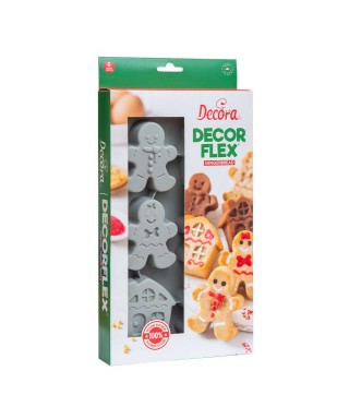 STAMPO IN SILICONE GINGERBREAD